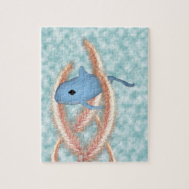 Pussel - valssimning genom gräs (Vertikal)