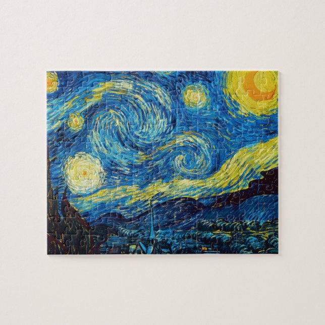 Pussel Van Gogh för Starry natt (Horisontell)