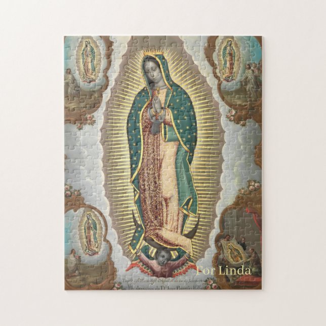 PUSSEL Vår Fru av Guadalupe Religiös Katolik  (Vertikal)