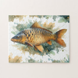 Pussel - Vattenfärgsserie: Carp