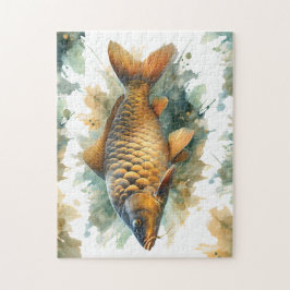 Pussel - Vattenfärgsserie: Carp