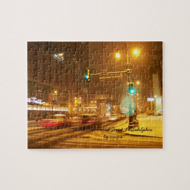 Pussel vintertid bild (Horisontell)