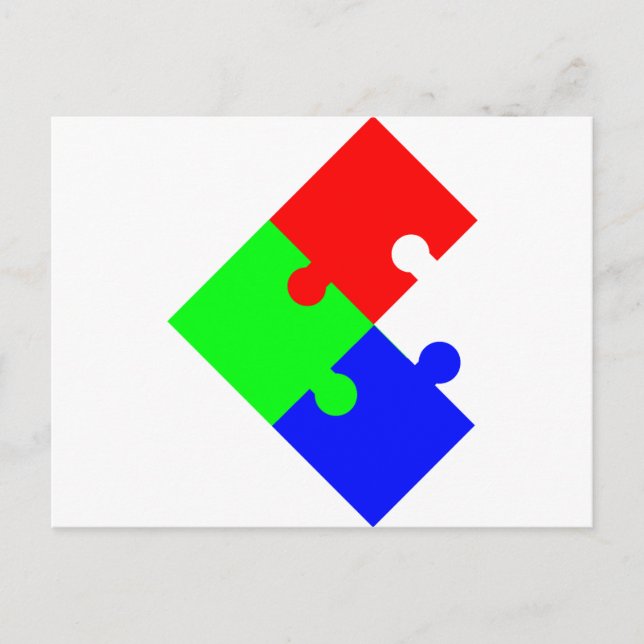 pussel vykort (Framsida)