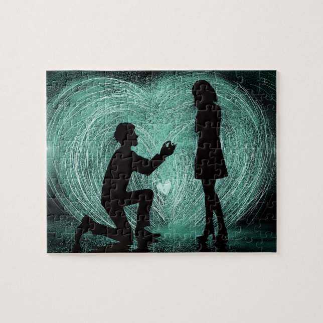 Pussel "WIll You Marry Me" Romantic Frieri (Horisontell)