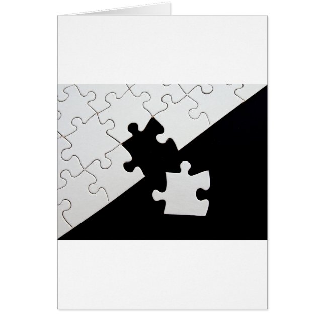 Pusselbiet Hälsningskort (Framsidan)