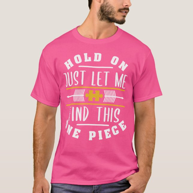 Pusselbit Design För Pusselälskare T Shirt (Framsida)