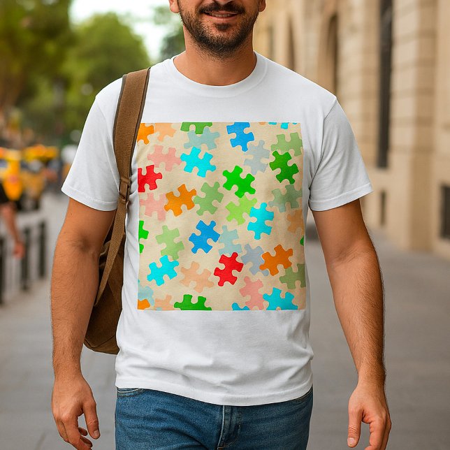 Pusselbitar Herr T-Shirt (Skapare uppladdad)