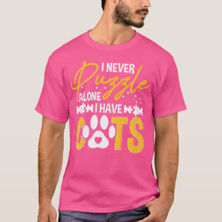 Pusselbiten Pusselbiten Jag Pusslar Aldrig Ensam J T Shirt