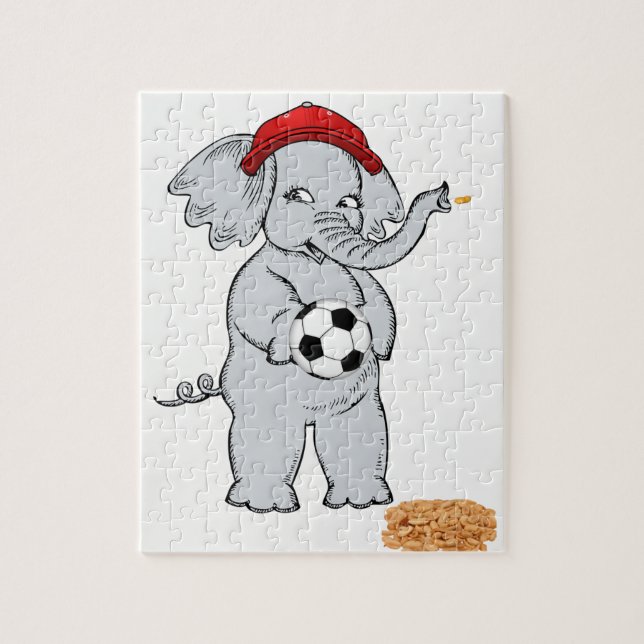 Pusseldekoration Elefant Pussel (Vertikal)