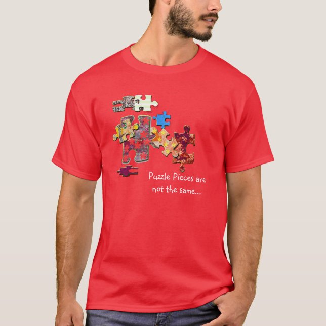 Pusseldelar är inte samma… tee shirt (Framsida)