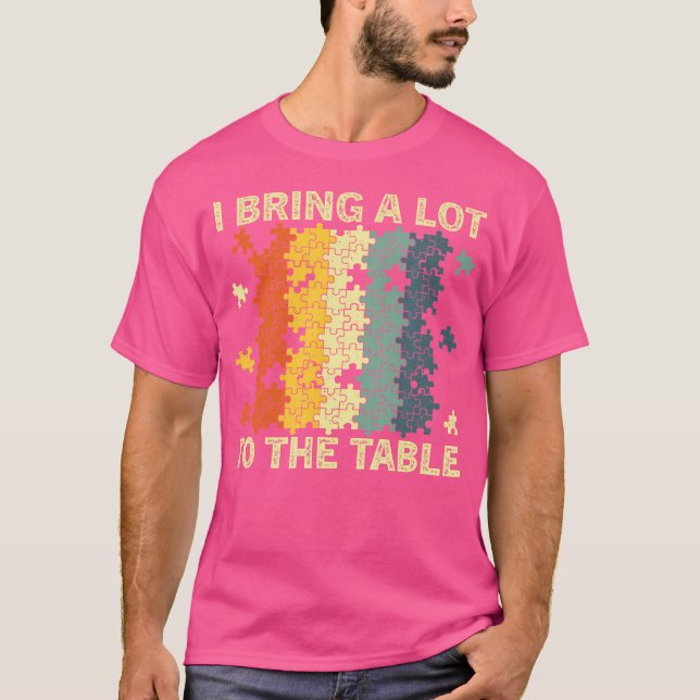 Pusselplåga Rolig Pusselälskare T Shirt (Framsida)