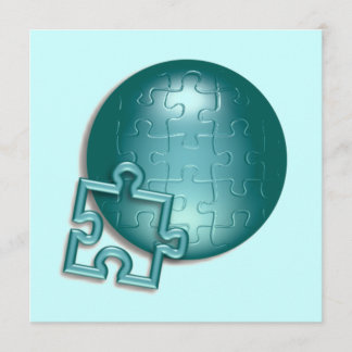 Pusselvärldsinbjudan Inbjudningar