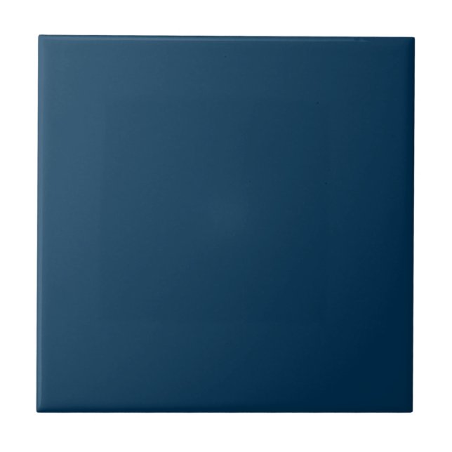 Pussian Blue Solid Färg Tile Kakelplatta (Framsidan)