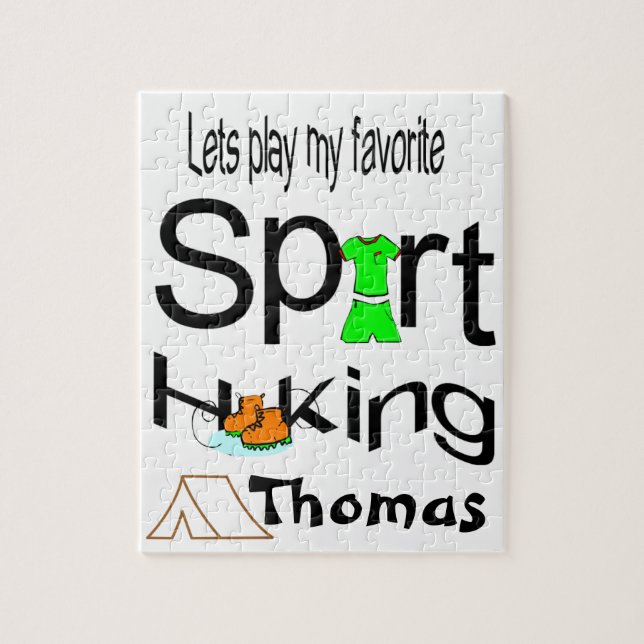 Pusslor Låt oss spela vår favoritsport Pussel (Vertikal)