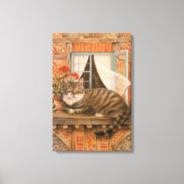 PUSSY CAT-PAINERING CANVASTRYCK
