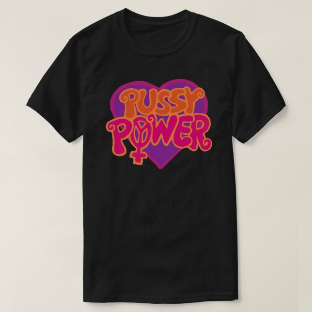 pussy power Classic T-Shirt (Design framsida)