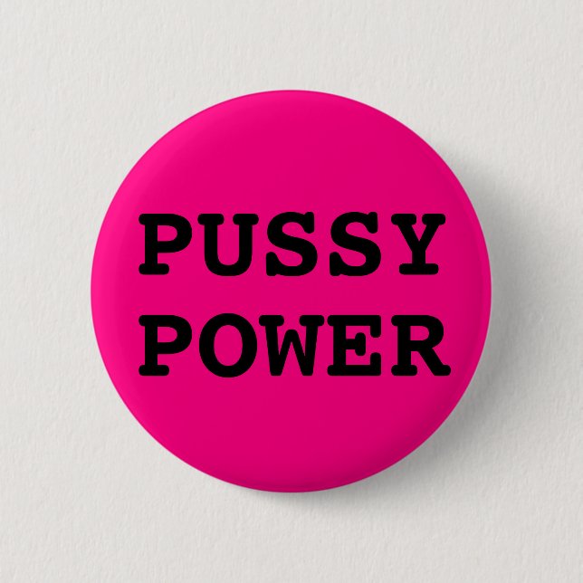 Pussy Power Knapp (Framsida)