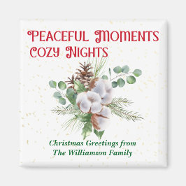 Pussy Willow Catkin Bouquet Christmas Magnet