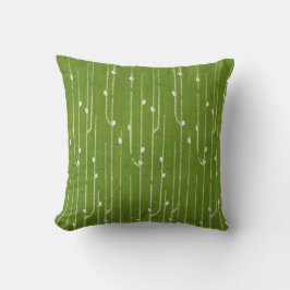Pussy Willow on Green Kudde