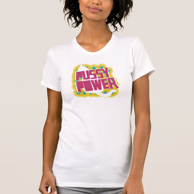 Pussyen driver bästa kvinnor tee shirt (Framsida)