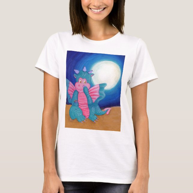 Pusta den magiska draken tee (Framsida)