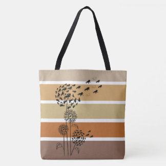 Pusteblume mit Tölter u. Tölter Tasche Tygkasse