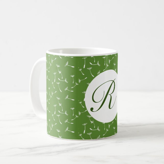 Pusteblume personalisiert kaffeetasse kaffemugg (Framsida vänster)