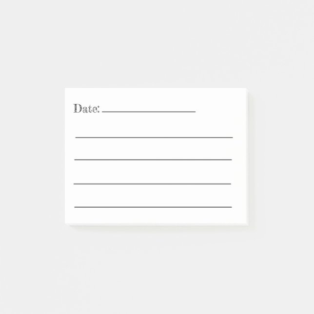 Put A Date on It! Notes Post-it Block (Framsida)
