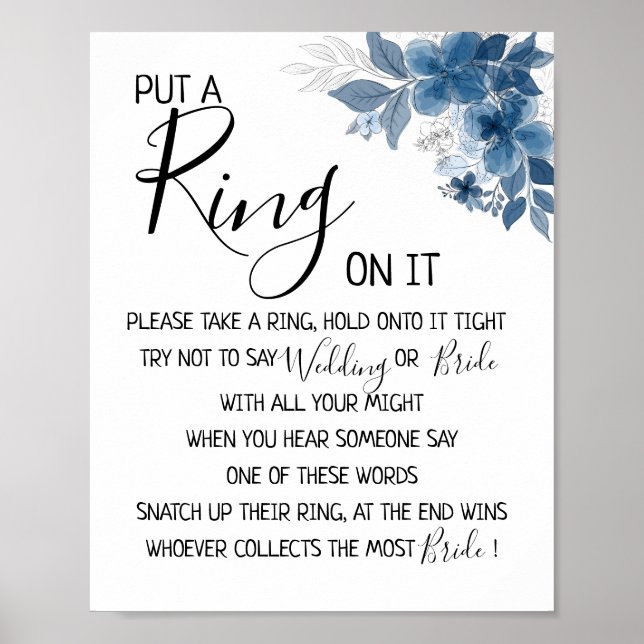 Put a Ring on it eucalyptus greenerys Poster (Framsidan)