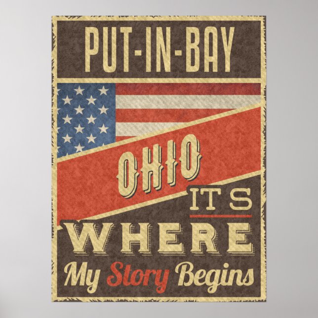 Put-in-Bay Ohio Poster (Framsidan)