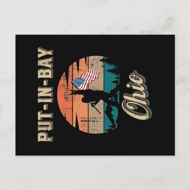 Put-in-Bay Ohio Vykort (Framsida)