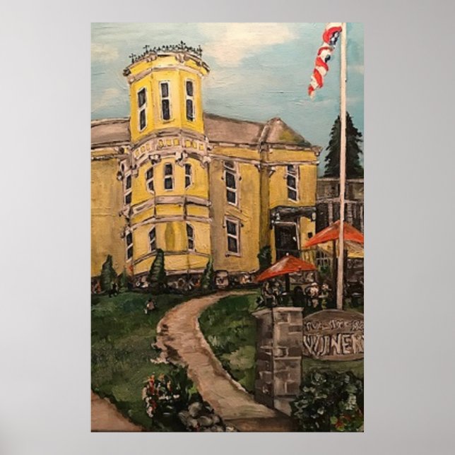 "Put-in-Bay Winery" av Willowcatdesigns Poster (Framsidan)