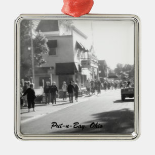 Put-n-Bay, Ohio Photo-julprydnad Julgransprydnad Metall