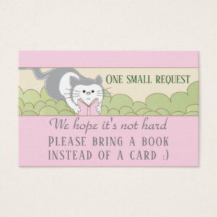 PutABook "Bibliotek?Rosa", infoga kort/Personalize Visitkort