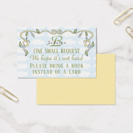 PutABook "Castle/Gult", infoga kort/anpassa Visitkort