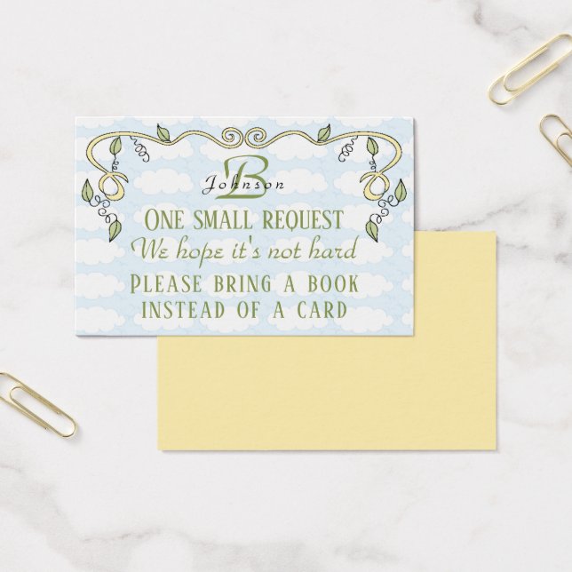 PutABook "Castle/Gult", infoga kort/anpassa Visitkort (Kontor)