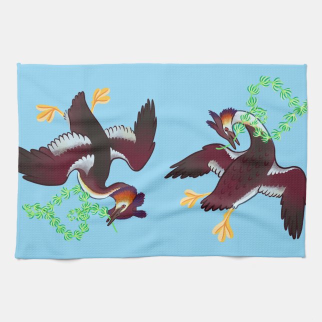 Puteketeke Kärlek! Kökshandduk (Horisontell)