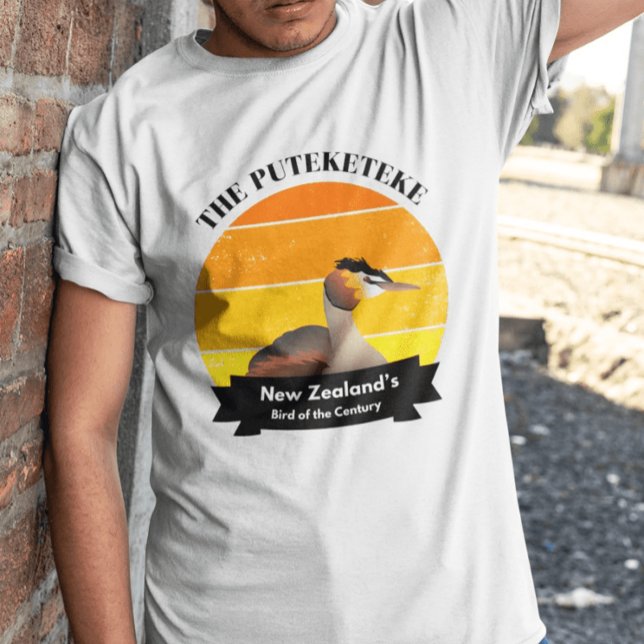 Puteketeke New Zealand's Bird of the Century T Shirt (Skapare uppladdad)