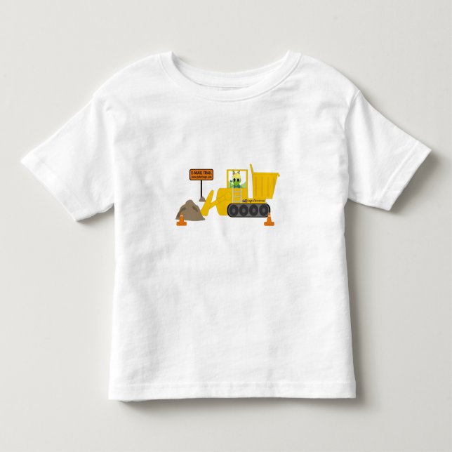 Puterbugs på arbete t-shirt (Framsida)