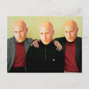 Putin В л а д и м и budgivningens periodiseringsöv Vykort