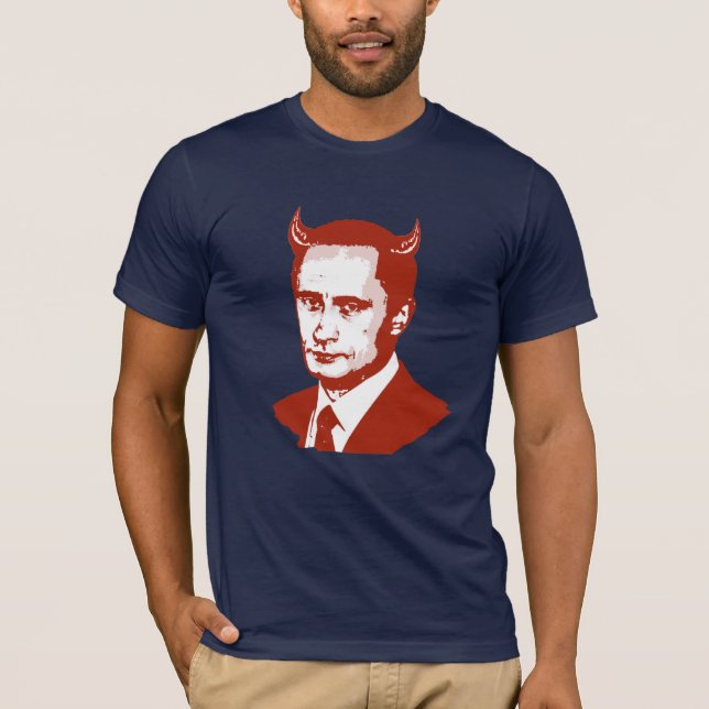 PUTIN ÄR DJÄVULEN T-SHIRT (Framsida)