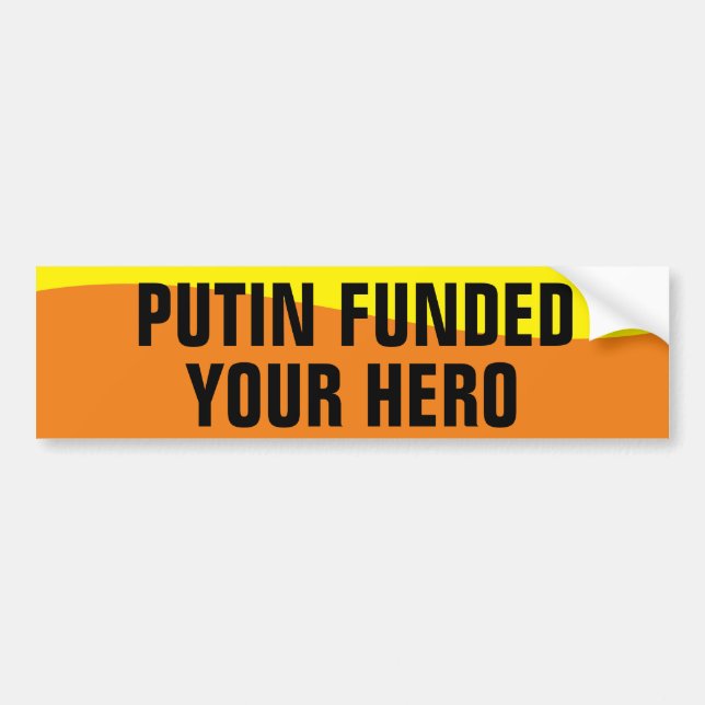 PUTIN FINANSIERADE DIN HERO BILDEKAL (Framsidan)