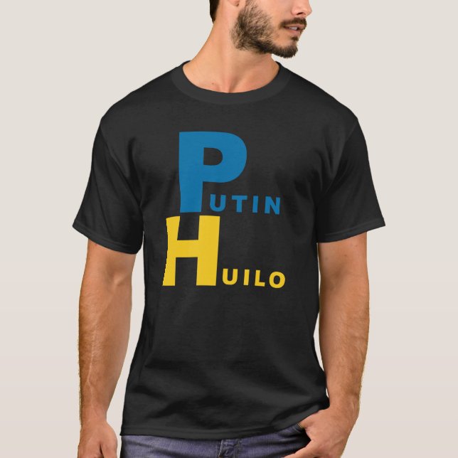 Putin huilo t shirt (Framsida)