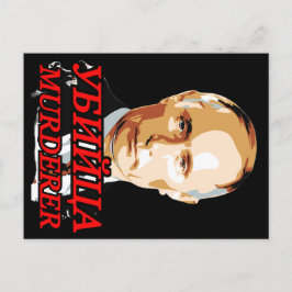 Putin MURDERER Helg Vykort