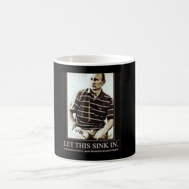 Putin NWO Traitor Kaffemugg (Center)