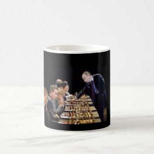Putin Plays Chess Kaffemugg