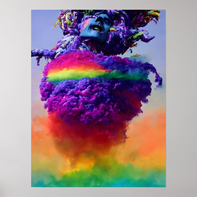 Putin Rainbow Bomb Poster (Framsidan)