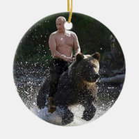 Putin rider en björn!