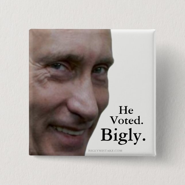 Putin röstade Bigly. Knapp (Framsida)