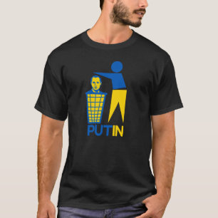 PutIn Sopor Ukrainska Flagga Färg Unisex T-Shirt